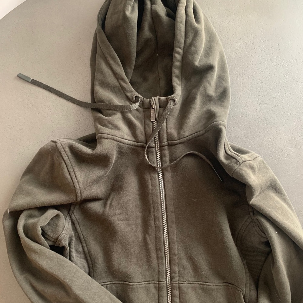 Dark Green Lululemon zip up